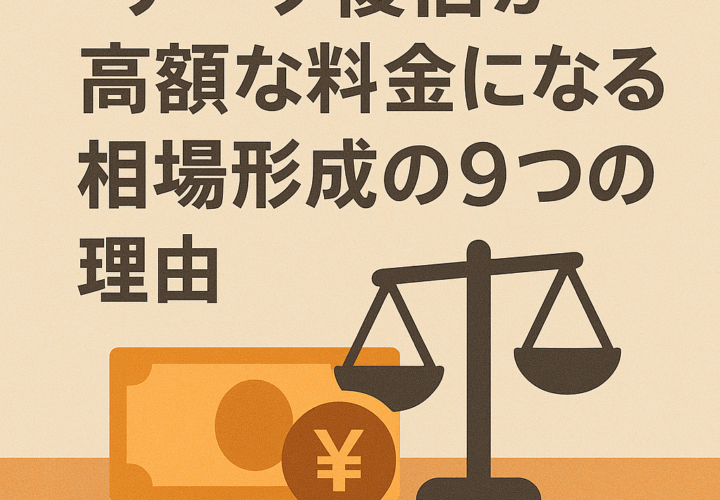 データ復旧が高額な料金になる相場形成の９つの理由